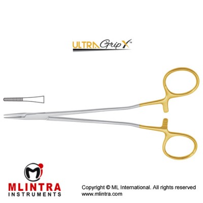 UltraGripX™ TC Martini Needle Holder Stainless Steel, 14 cm - 5 1/2" UltraGripX™ TC Martini Needle Holder Stainless Steel, 14 cm - 5 1/2"